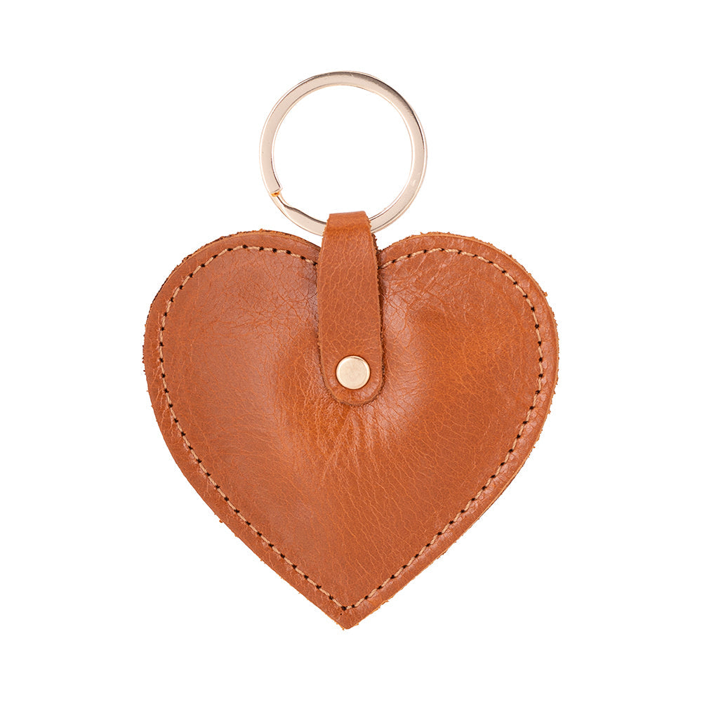 Cuore Leather Keyring
