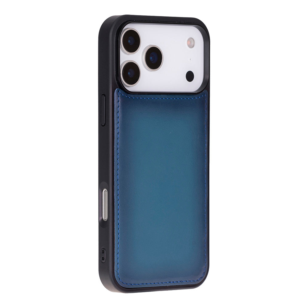 Apple iPhone 17 Pro Uyumlu Hakiki Deri Cüzdanlı Kılıf