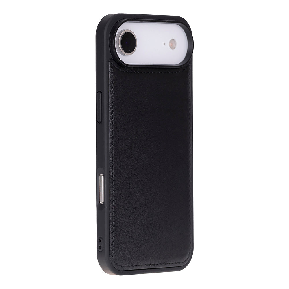 Apple iPhone 17 Air Max Uyumlu Hakiki Deri Cüzdanlı Kılıf