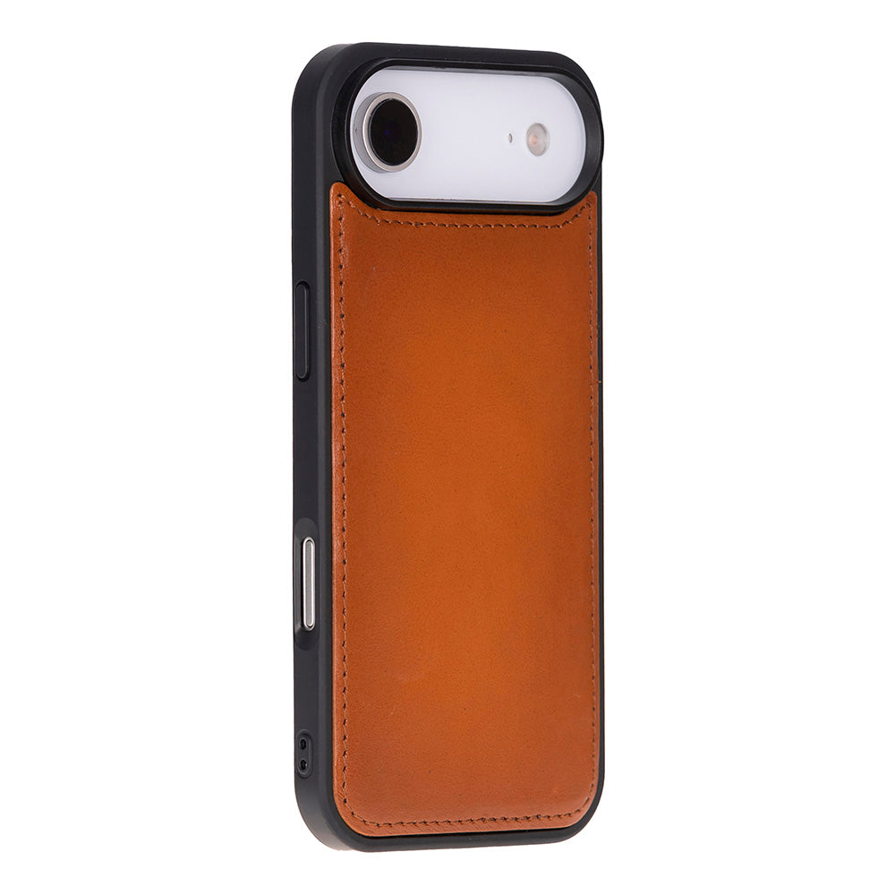 Apple iPhone 17 Air Max Uyumlu Hakiki Deri Cüzdanlı Kılıf