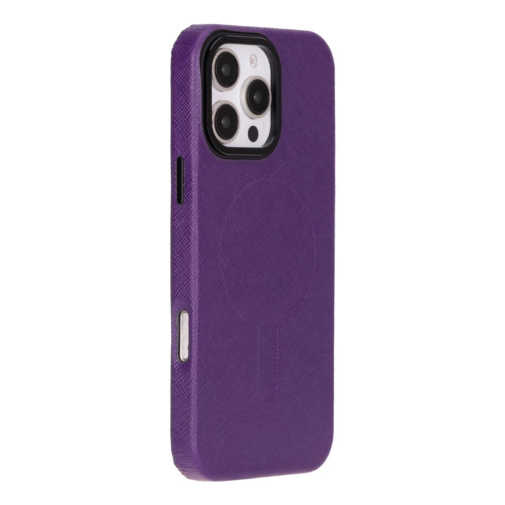 iPhone 16 Pro Max ile Uyumlu Magsafe Şarj Destekli Hakiki Deri Kılıf