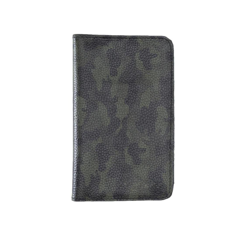 Leony Card Holder and Phone Case, 6 Card Sections, Camouflage Green