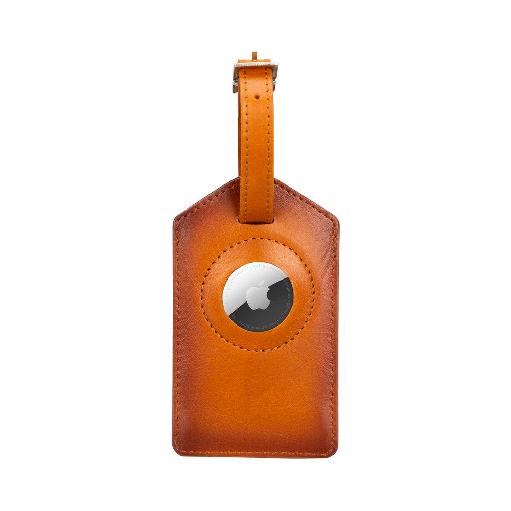 Airconrad Leather Luggage Tag, Apple AirTag Compatible RST2E