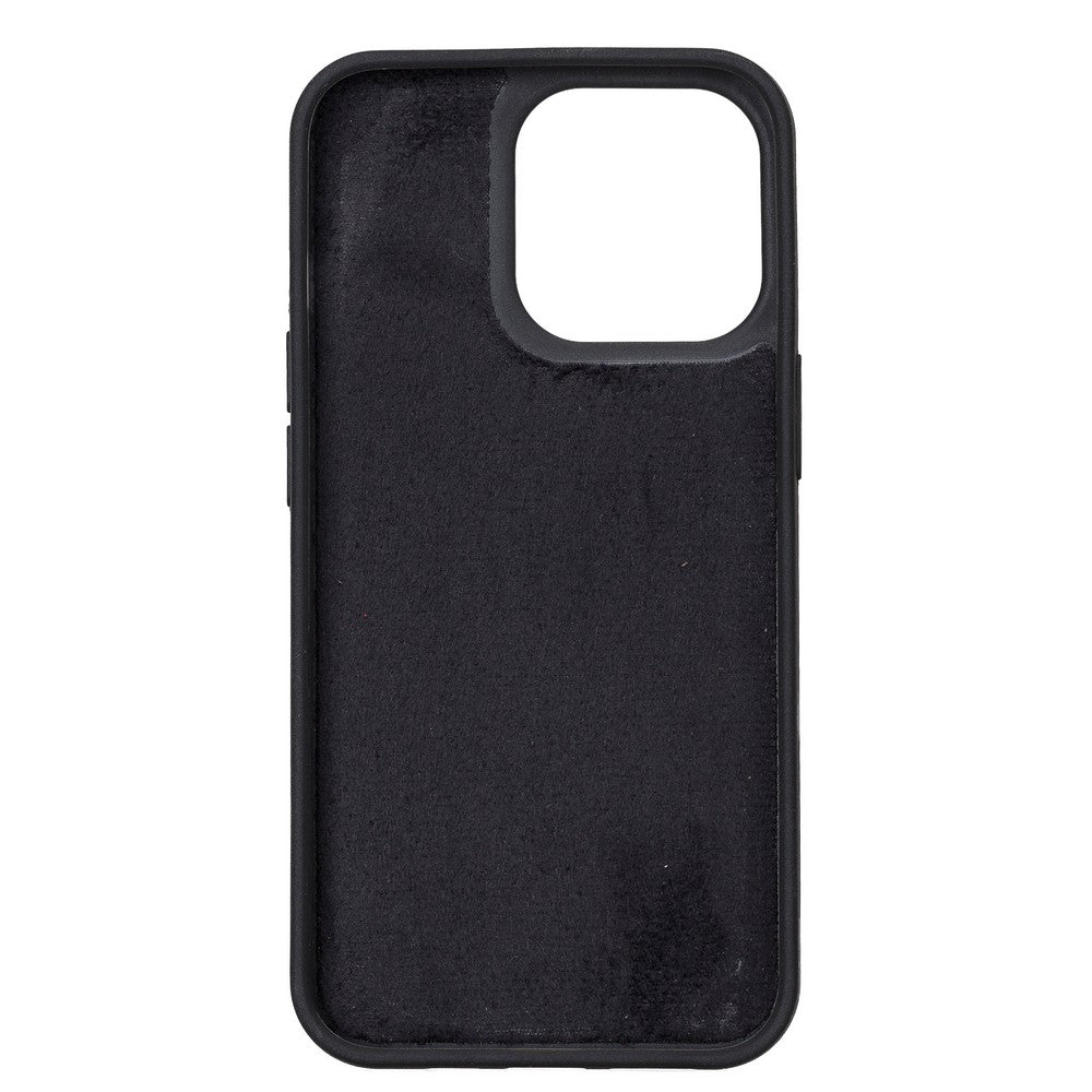 Apple iPhone 13 Pro Uyumlu Deri Cüzdanlı Kılıf Santa G1 Siyah