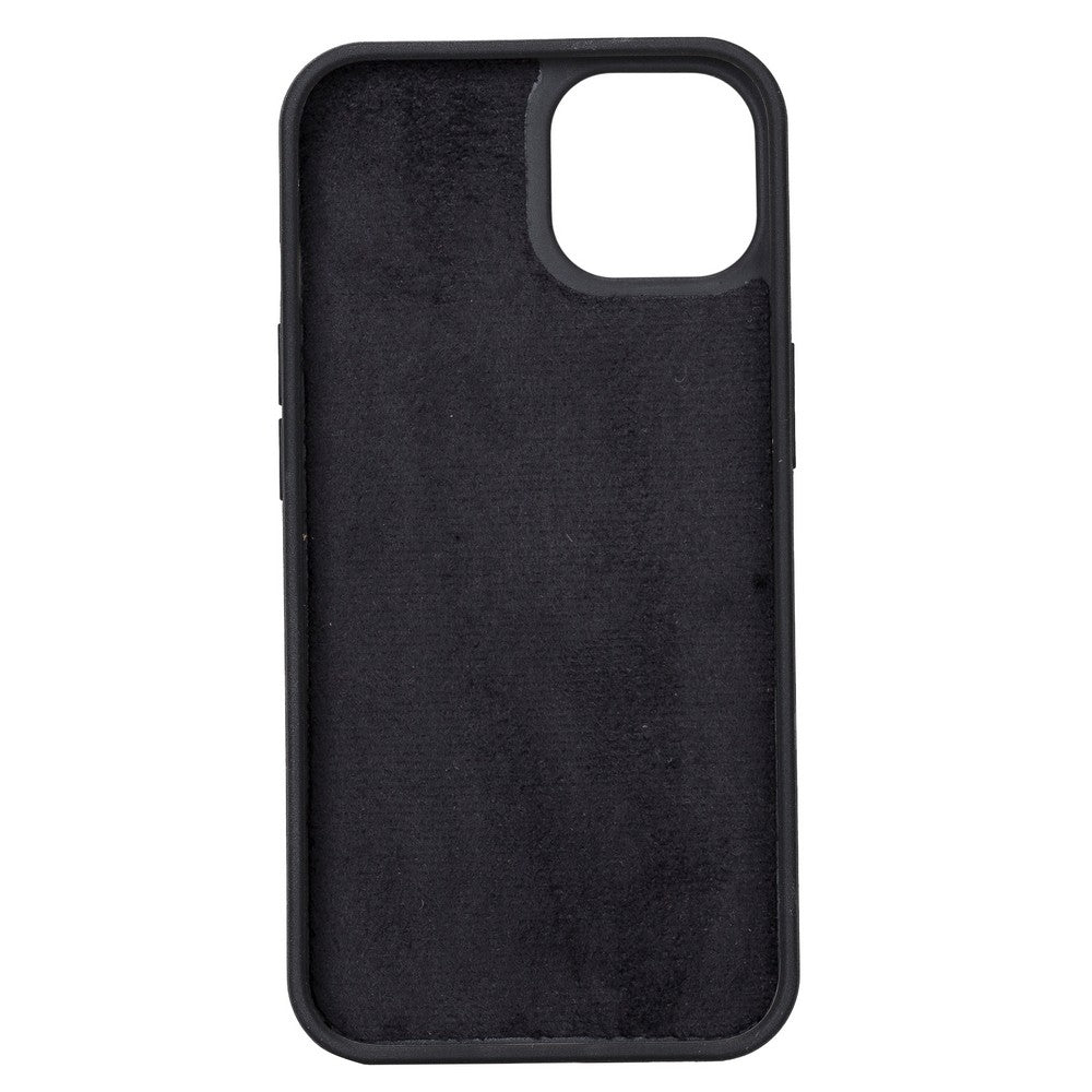 Apple iPhone 13 Uyumlu Deri Cüzdanlı Kılıf Liluri G1 Siyah