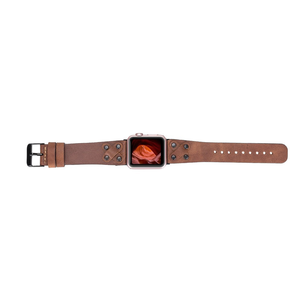 Apple Watch Uyumlu Deri Kordon Cross BT TN02