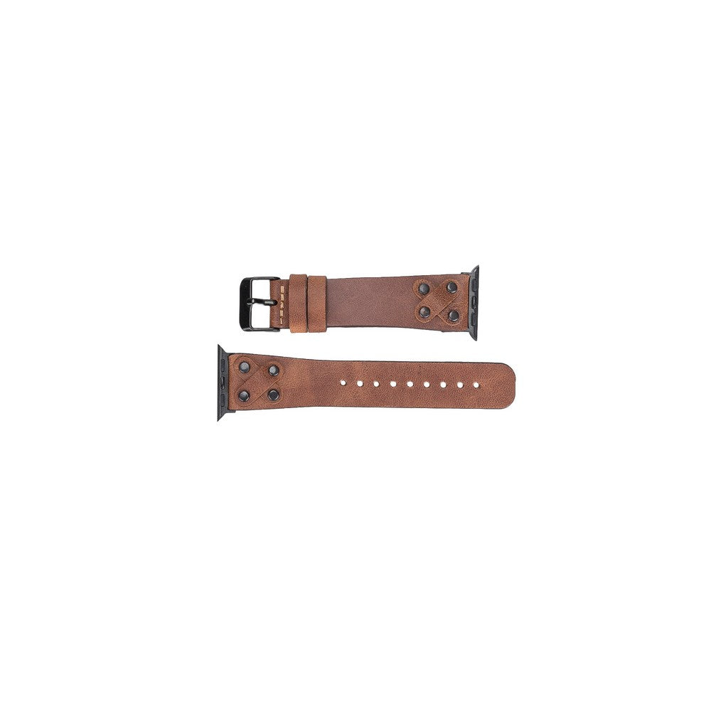 Apple Watch Uyumlu Deri Kordon Cross BT TN02
