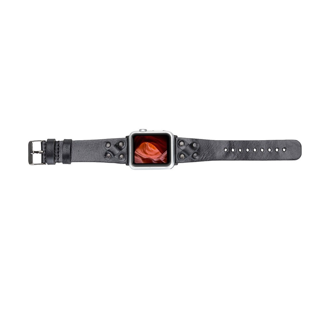 Apple Watch Uyumlu Deri Kordon Cross BT RST1