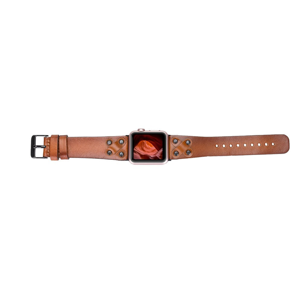 Apple Watch Uyumlu Deri Kordon Cross BT RST2E