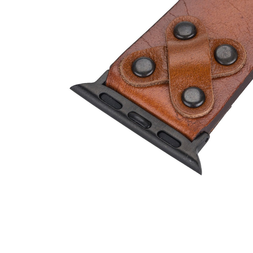 Apple Watch Uyumlu Deri Kordon Cross BT RST2E