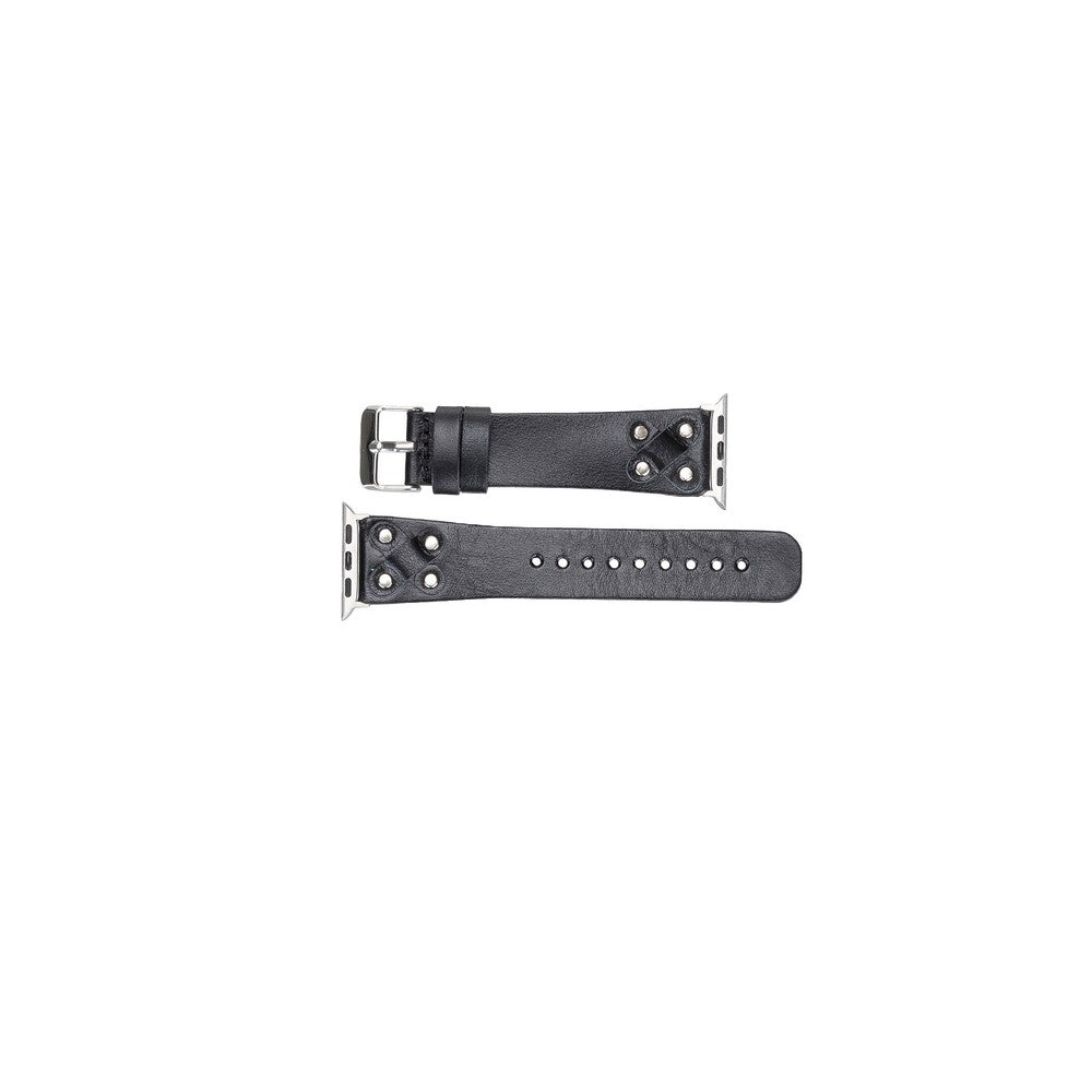 Apple Watch Uyumlu Deri Kordon Cross ST RST1