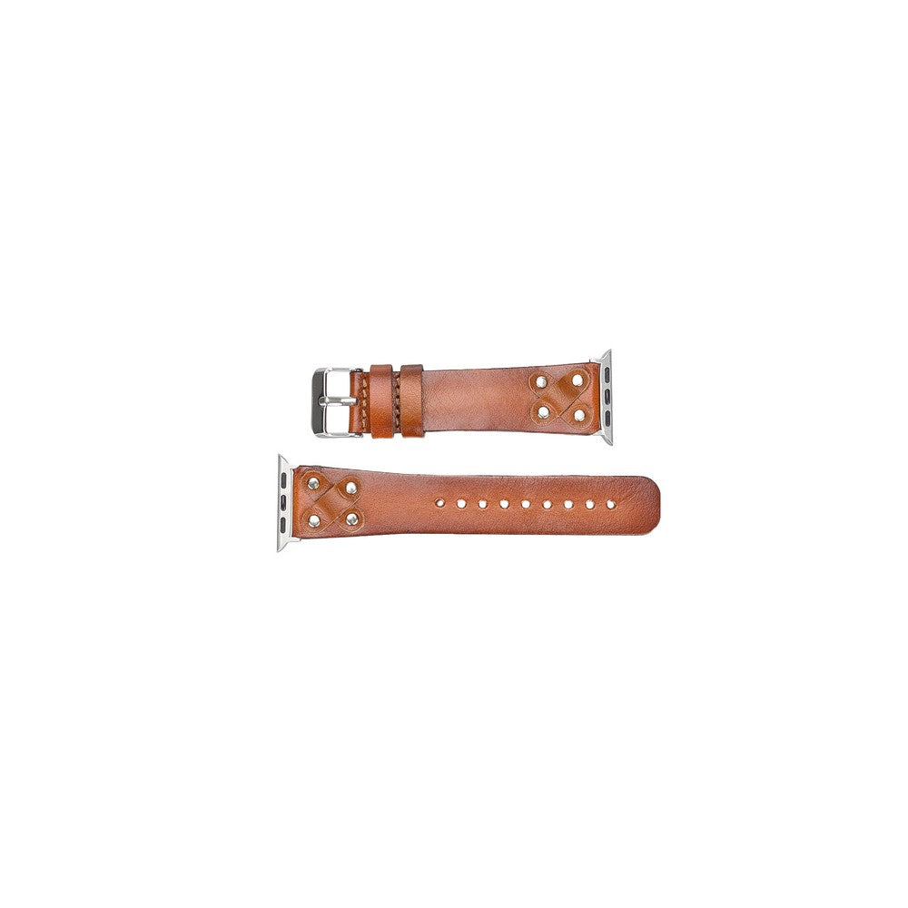 Apple Watch Uyumlu Deri Kordon Cross ST RST2E