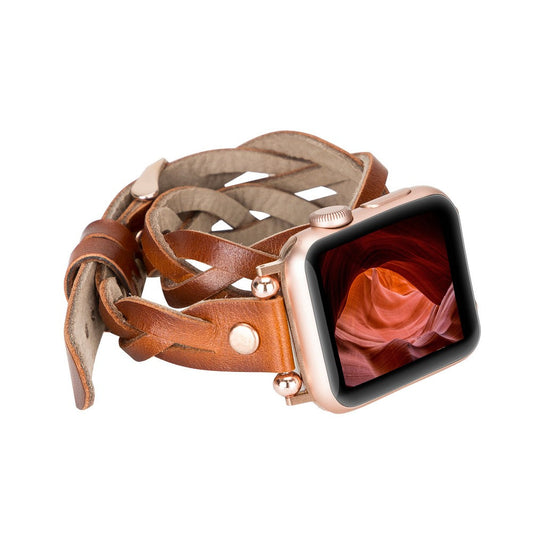 Apple Watch Uyumlu Deri Kordon DT RT RST2EF