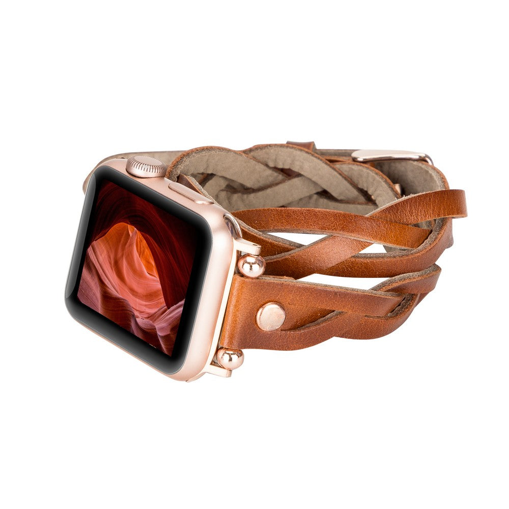 Apple Watch Uyumlu Deri Kordon DT RT RST2EF