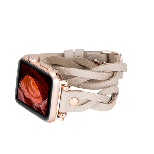 Apple Watch Uyumlu Deri Kordon Peggy DTRTERC3