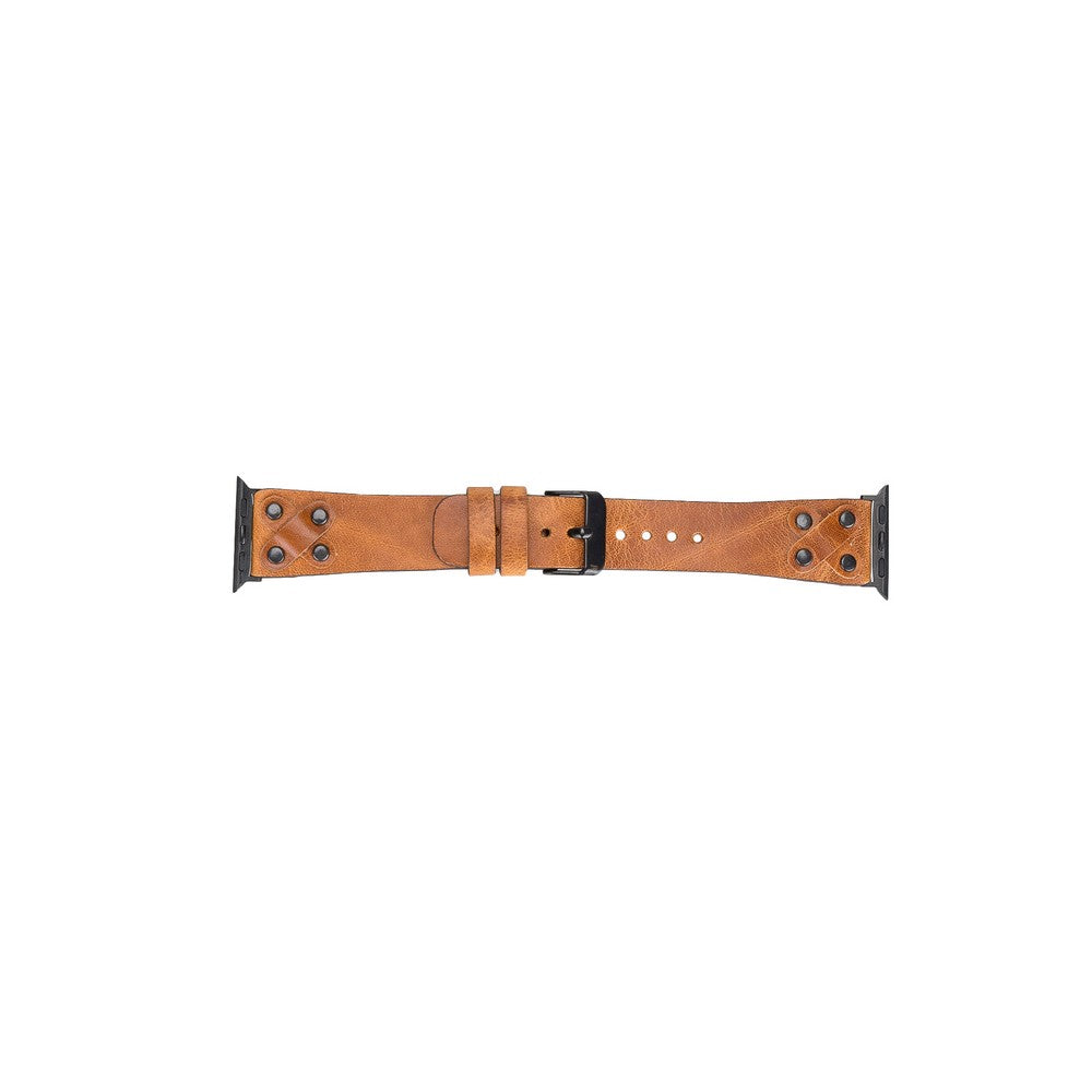 Apple Watch Uyumlu Deri Kordon Cross BT V18
