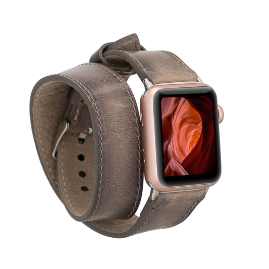 Apple Watch Uyumlu Deri Kordon 3DT V23EF