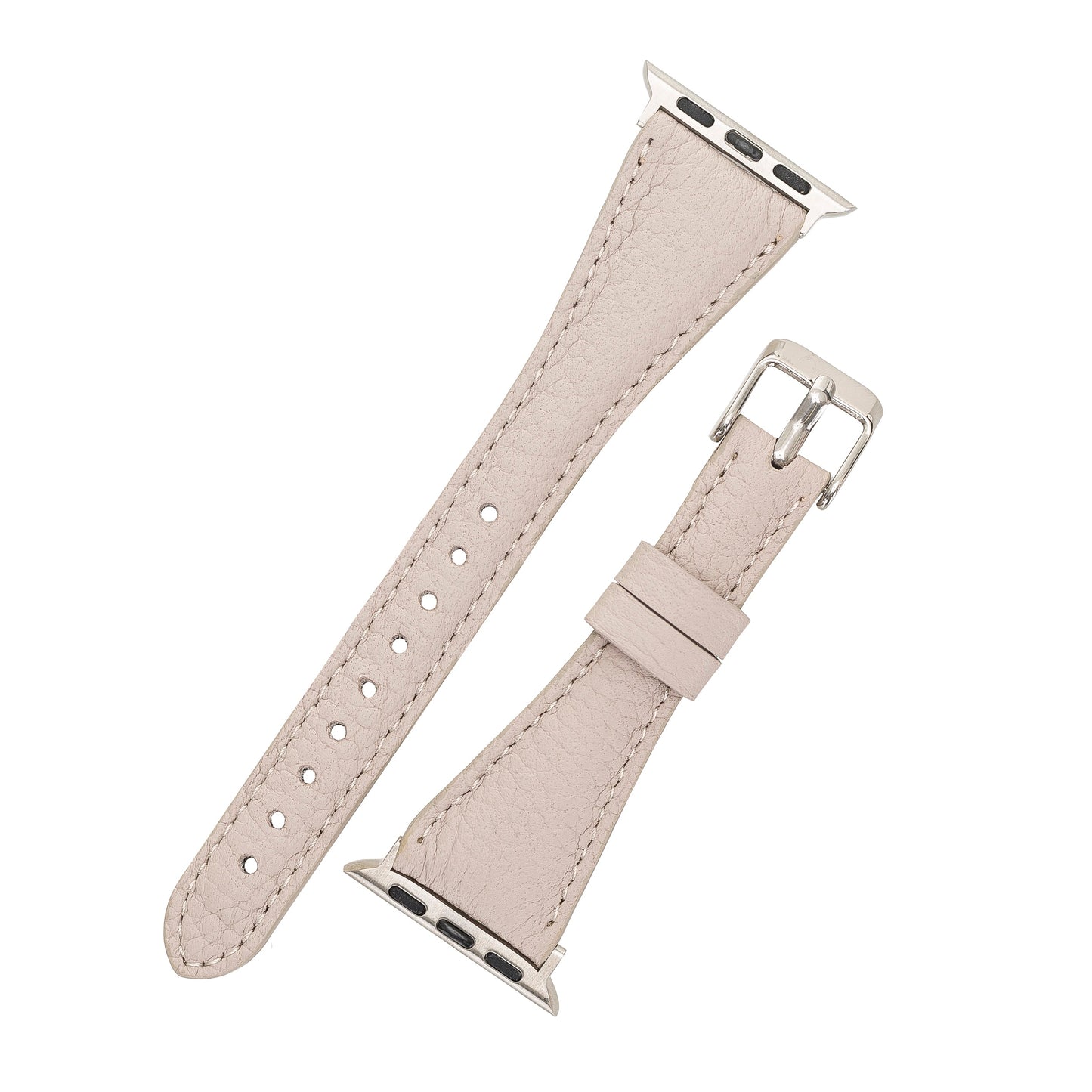 Apple Watch Uyumlu Deri Kordon Slim ERC3 Bej
