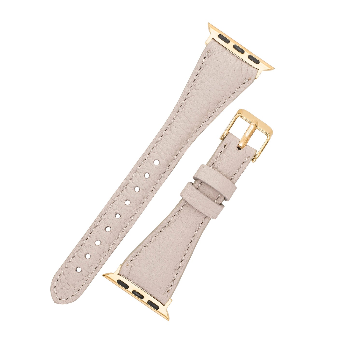 Apple Watch Uyumlu Deri Kordon Slim ERC3 Bej
