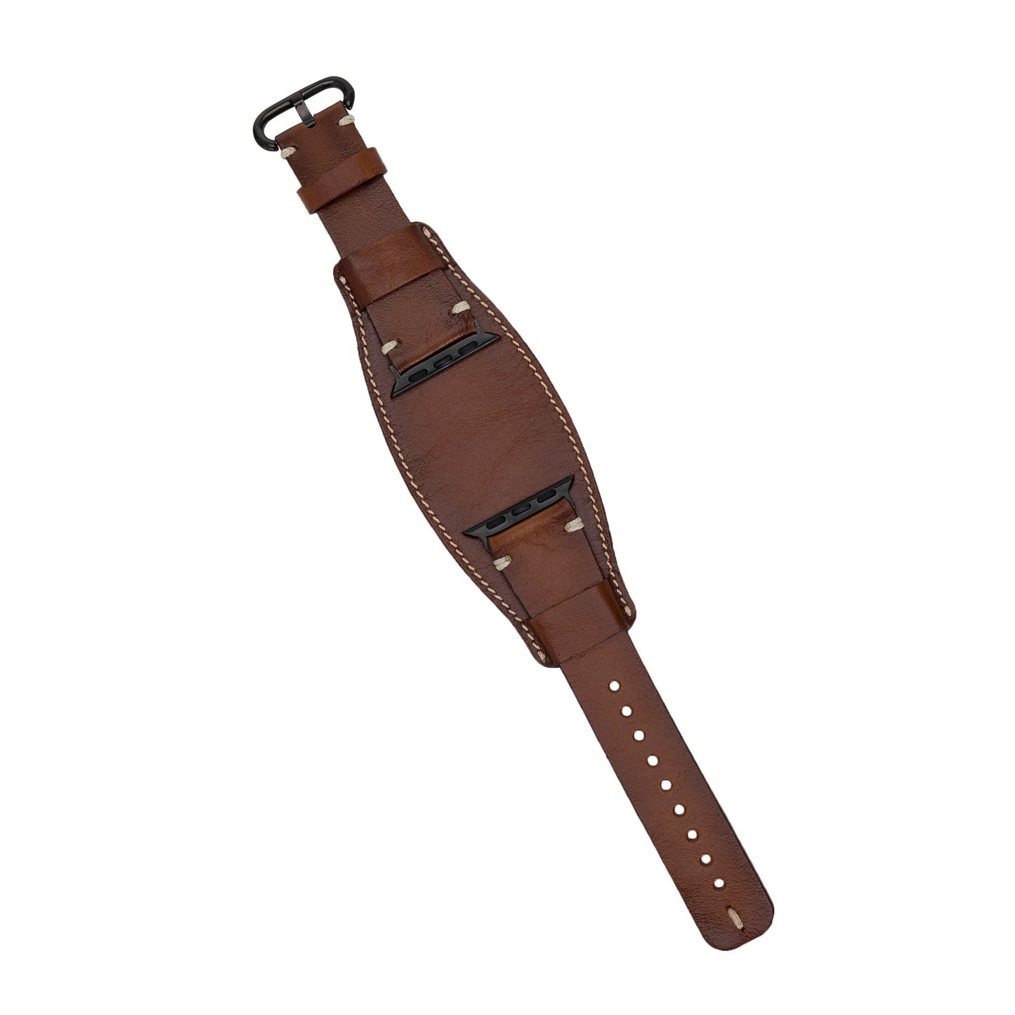 Apple Watch Uyumlu Deri Kordon Cuff PUCF RST2