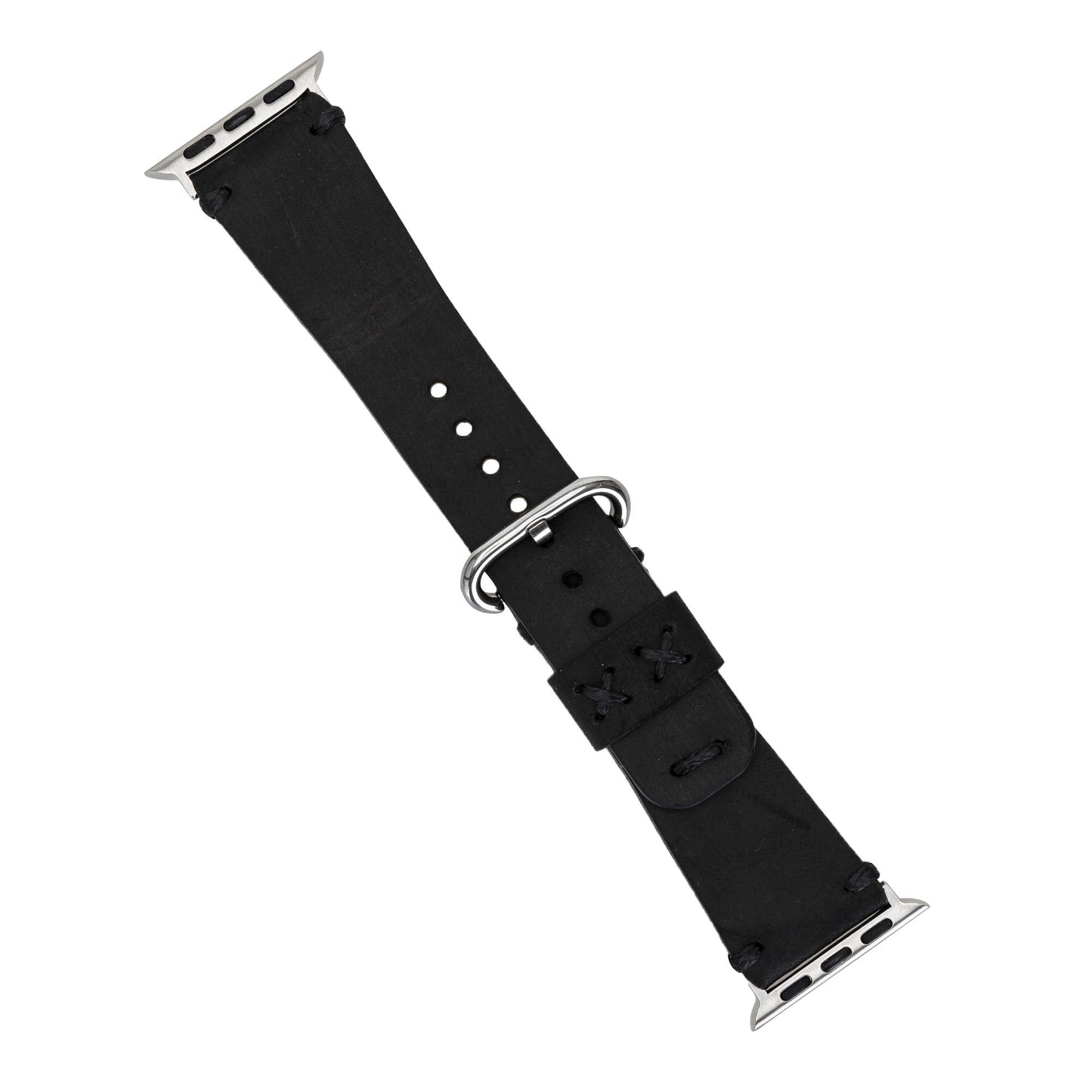 Apple Watch Uyumlu Deri Kordon Orfe G1 Siyah