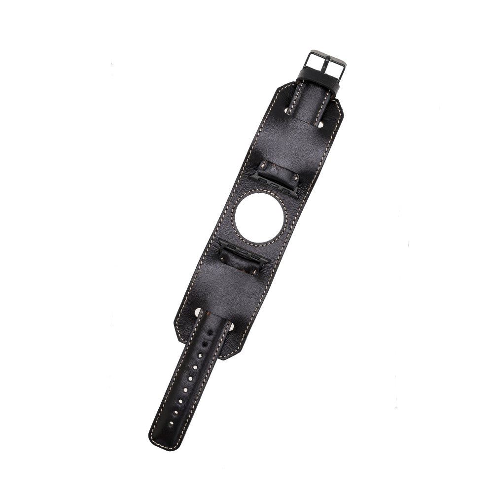 Apple Watch Uyumlu Deri Kordon Cuff RST1