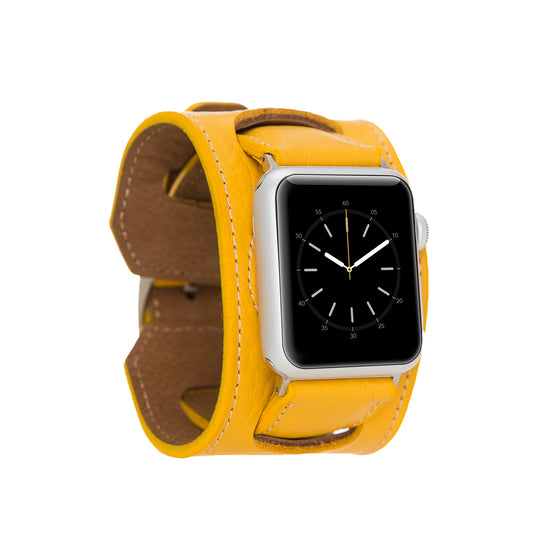 Apple Watch Uyumlu Deri Kordon Cuff FL12