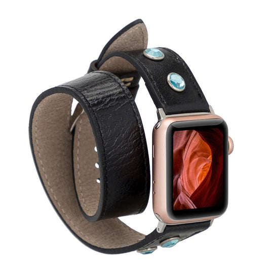 Apple Watch Uyumlu Deri Kordon DT FT RST1