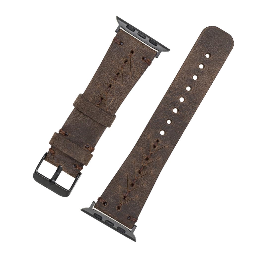 Apple Watch Uyumlu Deri Kordon G6 Boras