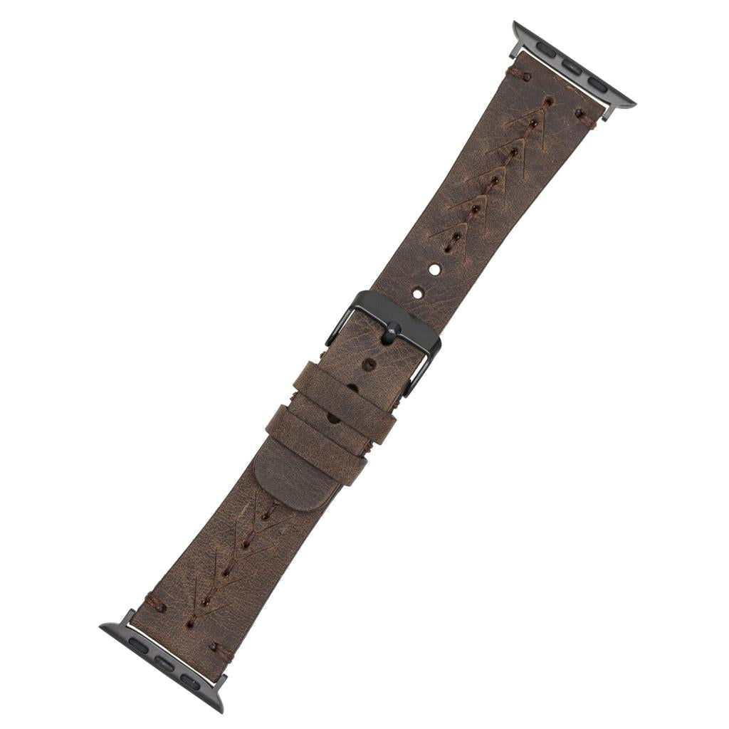 Apple Watch Uyumlu Deri Kordon G6 Boras