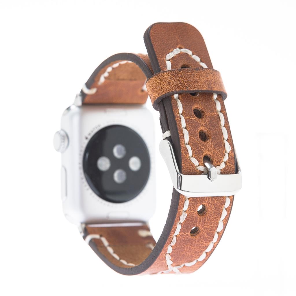 Apple Watch Uyumlu Deri Kordon V18 Daniel