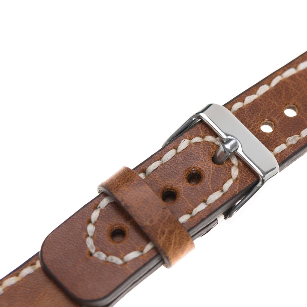 Apple Watch Uyumlu Deri Kordon V18 Daniel