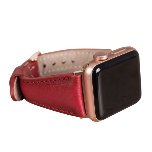 Apple Watch Uyumlu Deri Kordon Slim V4EF