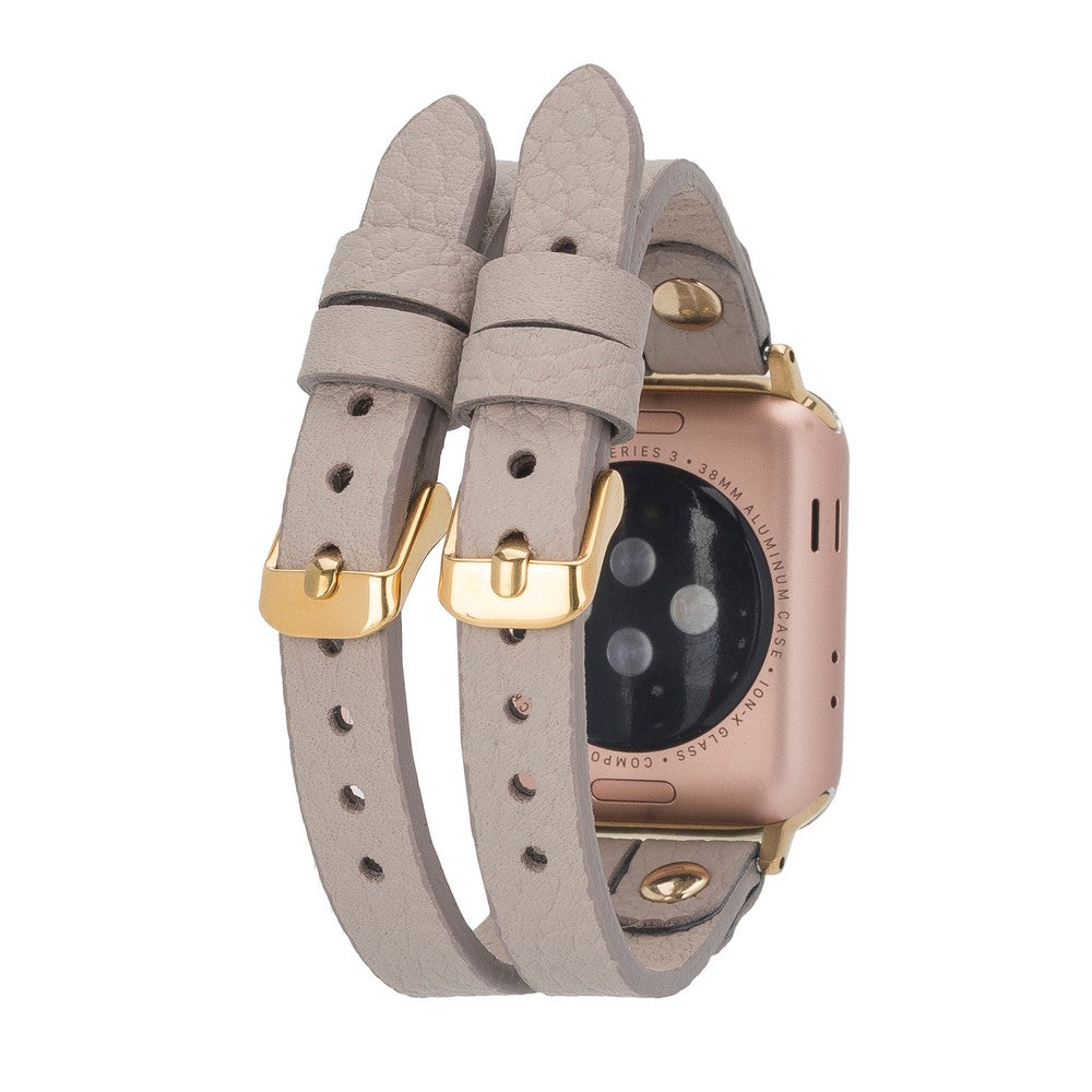 Apple Watch Uyumlu Deri Kordon Ely Double Tour GT ERC3