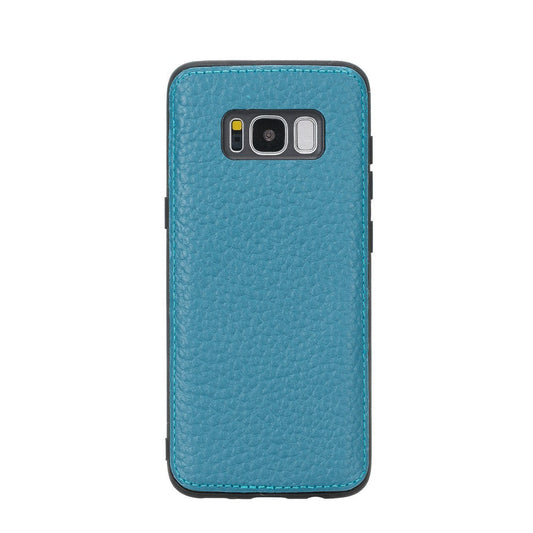 Samsung Galaxy S8 Compatible Leather Back Cover FL20 Blue
