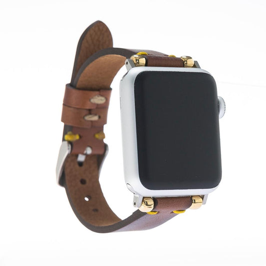 Apple Watch Uyumlu Deri Kordon Slim SRÇ RST2E