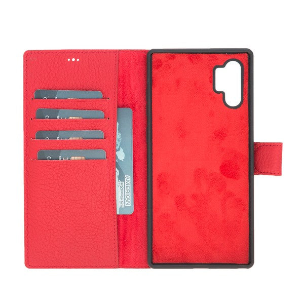 Samsung Galaxy Note 10 Plus Compatible Leather Wallet Case ERC2