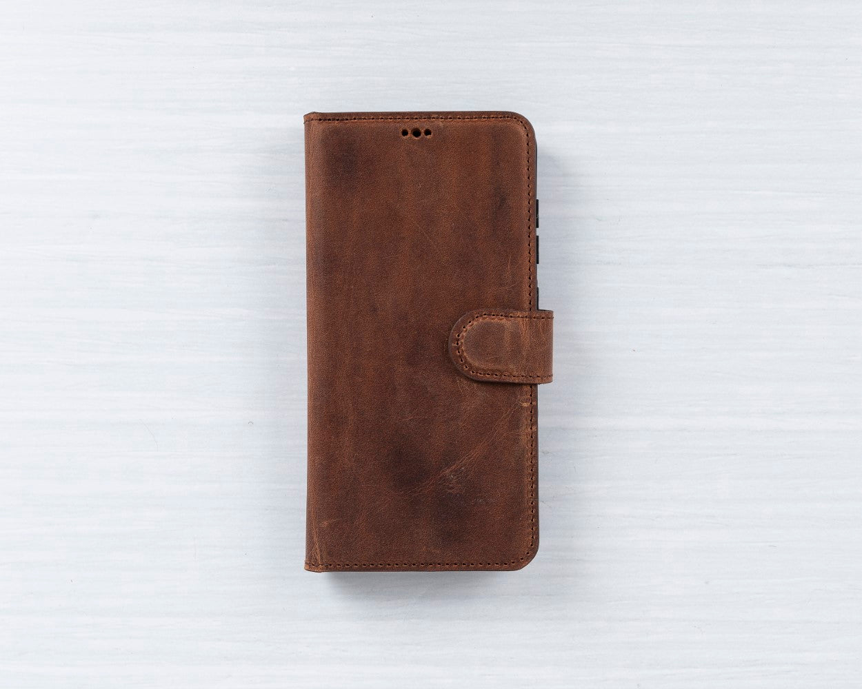 Samsung Galaxy S21 FE Compatible Leather Wallet Case G2 Brown