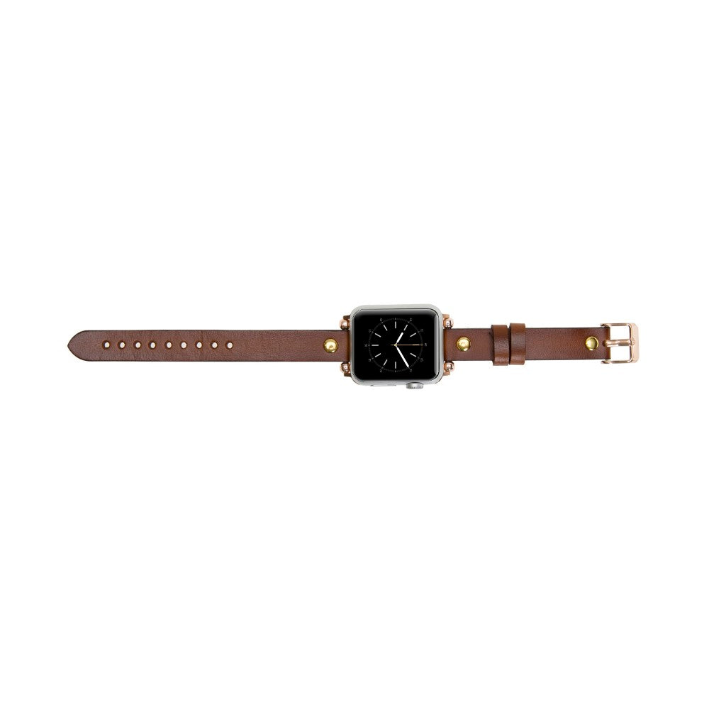 Apple Watch Uyumlu Deri Kordon Ferro GT RST2E