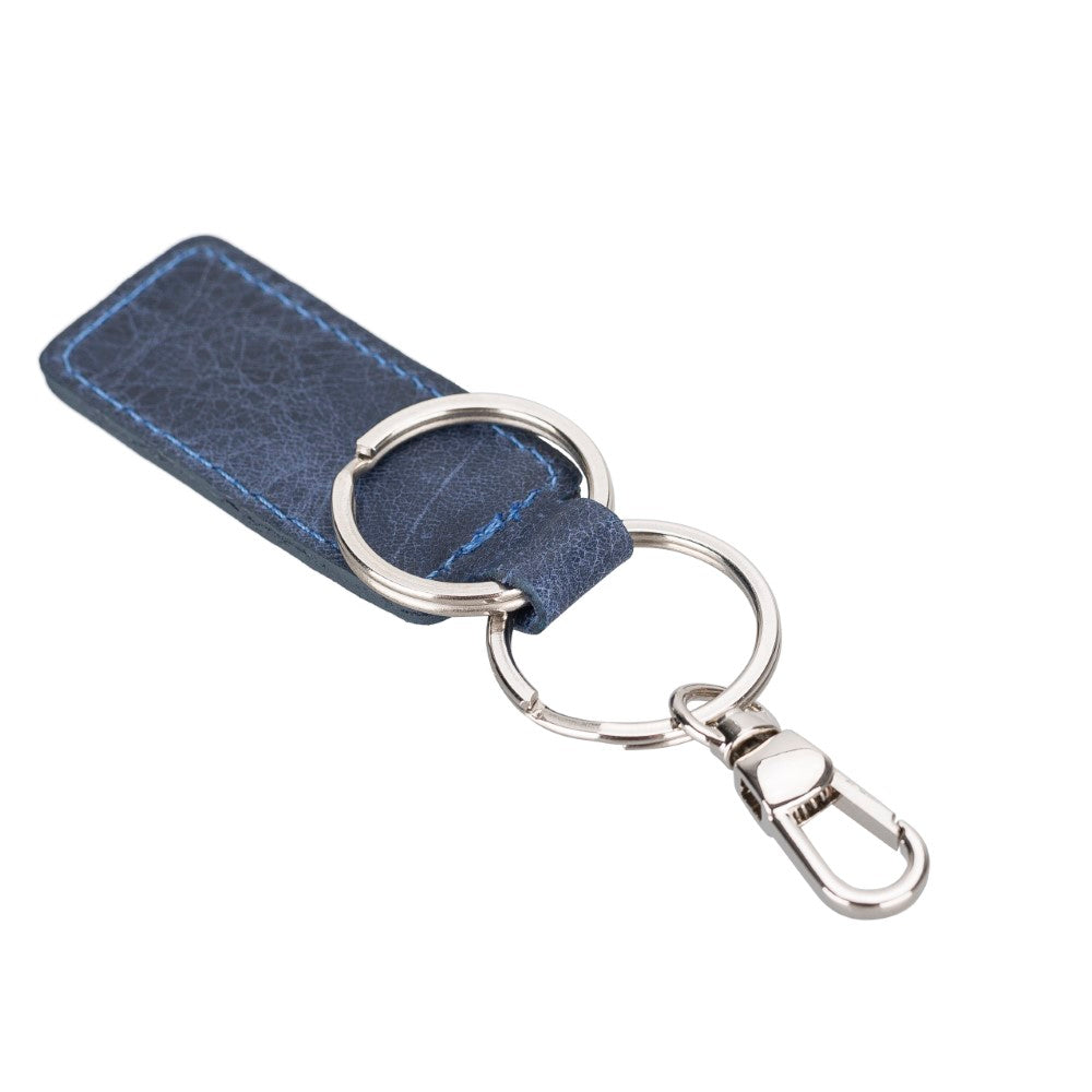 Mina Leather Keychain TN5 Blue