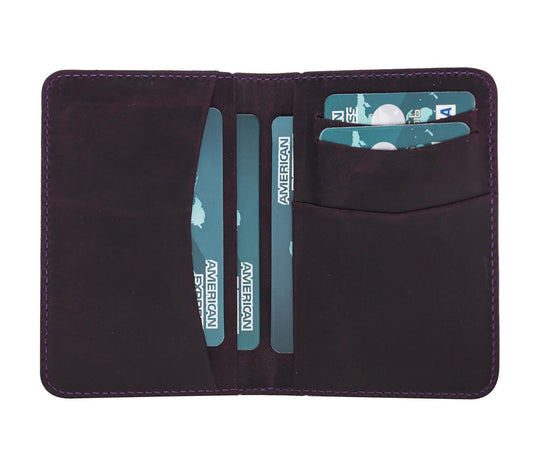 Dalfsen Leather Card Holder G7 Purple