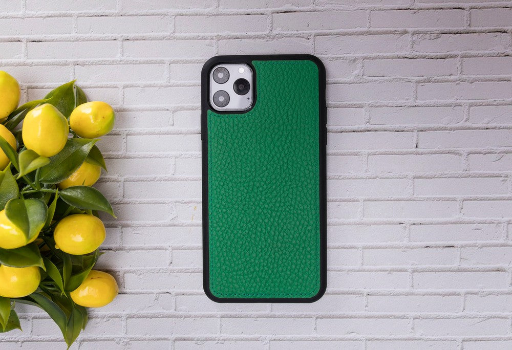 Apple iPhone 11 Pro Uyumlu Deri Cüzdanlı Kılıf ERC4 Yeşil