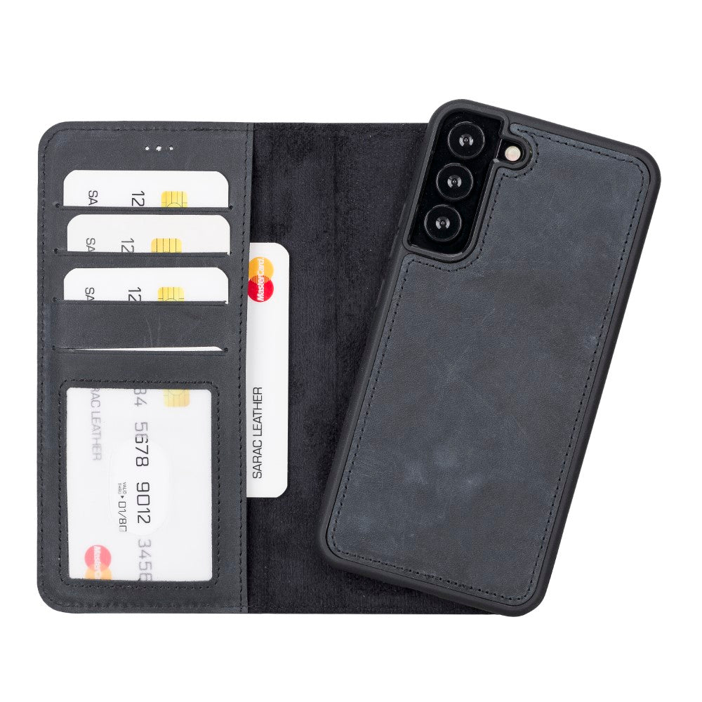 Samsung Galaxy S22 Plus Compatible Leather Wallet Case Liluri G1