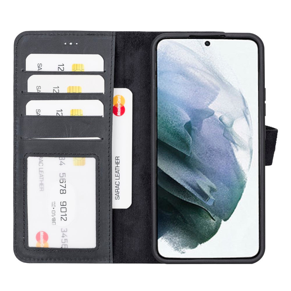 Samsung Galaxy S22 Plus Compatible Leather Wallet Case Liluri G1