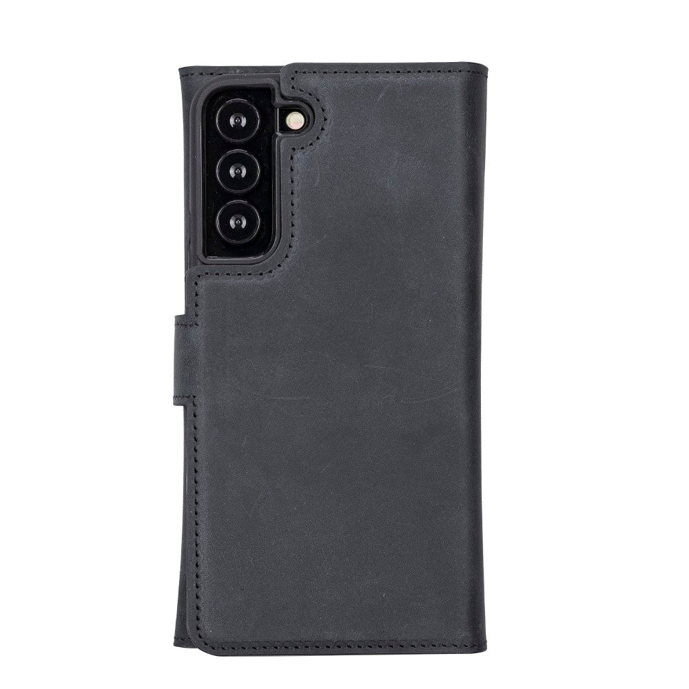 Samsung Galaxy S22 Plus Compatible Leather Wallet Case Santa G1