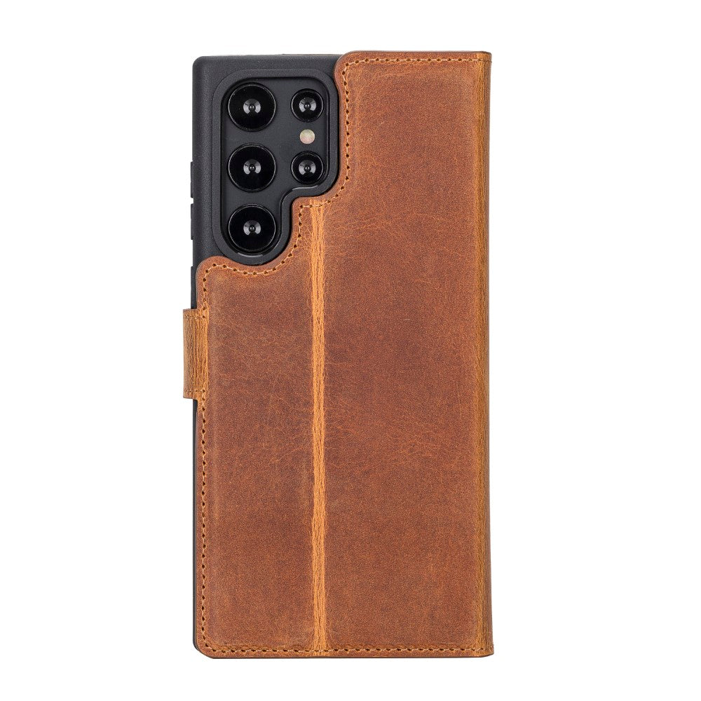 Samsung Galaxy S22 Ultra Compatible Leather Wallet Case Liluri G19