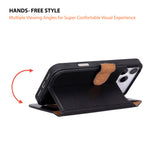 iPhone 17 Pro Max Uyumlu Hakiki Deri Cüzdanlı Kılıf - Magic