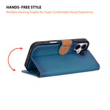 iPhone 17 Uyumlu Hakiki Deri Cüzdanlı Kılıf - Magic