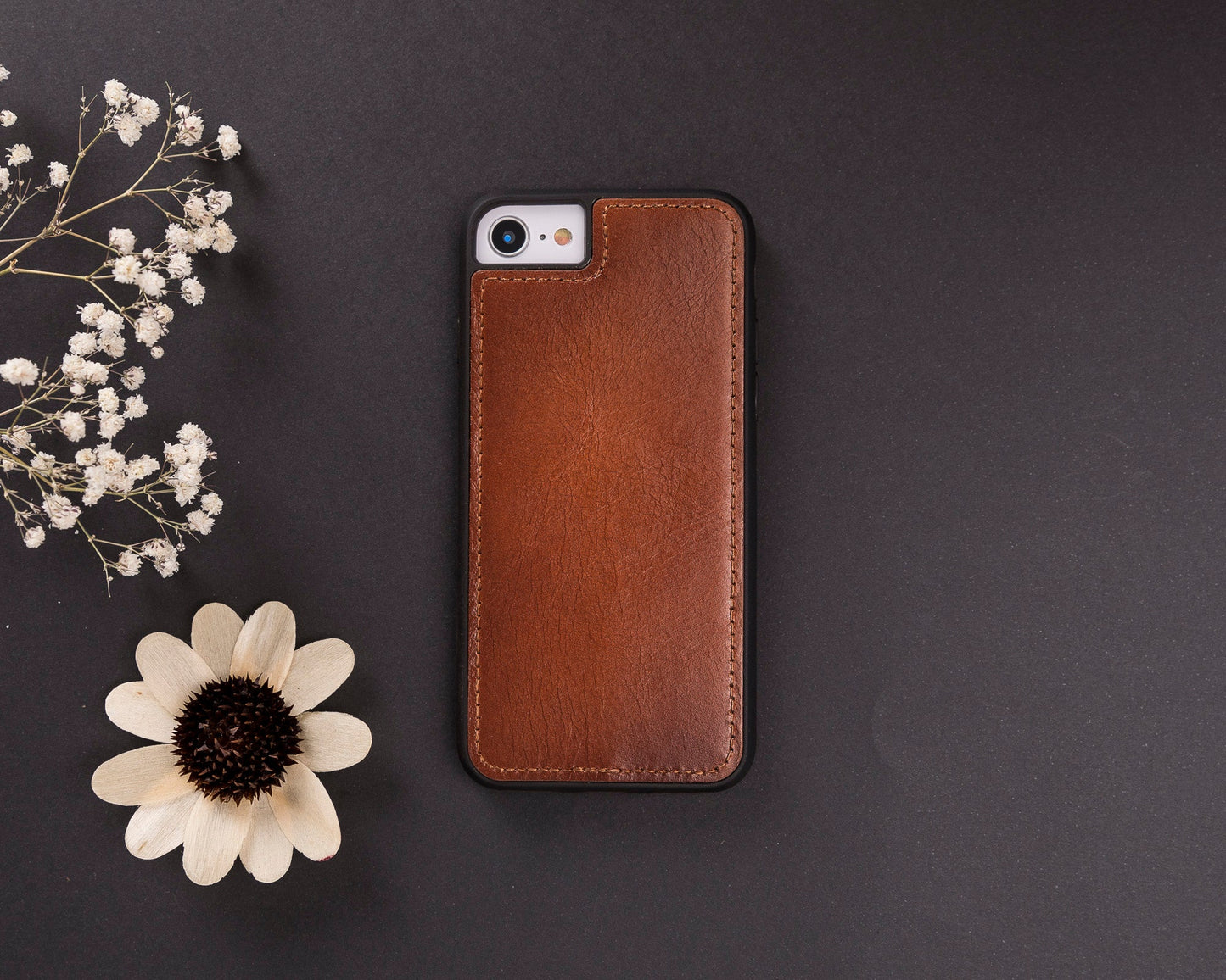 Magic iPhone 16E Detachable Leather Wallet Case