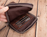 Nino Gerçek Deri Erkek Çapraz Çanta Antik Kahve